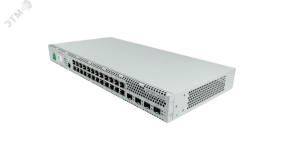 Коммутатор управляемый L2 24 порта 10/100/1000 Мб/с, 4хSFP, SFP+, 48В DC 1000701014 ELTEX