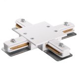 PTR/R CX-WH Коннектор белый  X -обр. для встраиваемого шинопровода  Jazzway 5031951 JazzWay