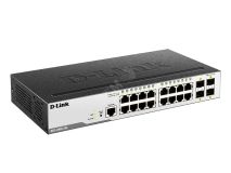Коммутатор управляемый L2 16 портов 10/100/1000 Мб/с, 4хSFP 1000 Мб/с 115756 D-Link