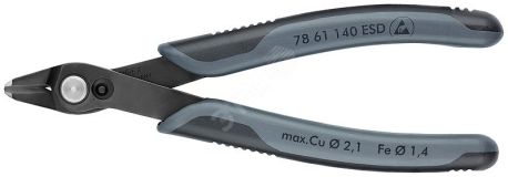 ElecTronic Super KNips XL ESD вороненые 140 mm KN-7861140ESDSB KNIPEX