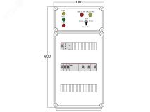 Щит управления электрообогревом DEVIBOX HR 3x4400 D316 (в комплекте с терморегулятором и датчиком температуры) DBR099 DEVIbox