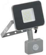 Прожектор СДО 07-10Д светодиодный серый с ДД IP54 IEK LPDO702-10-K03 IEK