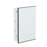 Корпус ArtShell Elegance встраиваемый силовой 28 модулей белое стекло EKF artshell-e-28p-cw EKF