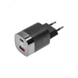 Сетевое зарядное устройство USB QC (30W) + Type C PD (33W), с дисплеем 18-2224 REXANT