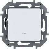 Переключатель одноклавишный с подсветкой/индикацией INSPIRIA 10 AX 250 В~ белый 673660 Legrand