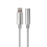 Кабель переходник с iPhone 5, 6, 7, 8, X моделей на AUX гн. 3,5 мм, 18-0175, 18-0175 REXANT