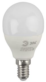 Лампа светодиодная LEDP45-9W-860-E14(диод,шар,9Вт,хол,E14) Б0031411 ЭРА