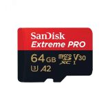 Карта памяти 64GB MicroSD Extreme Pro UHS I, V30, U3, A2, SDXC, 200 МБ/с, Class 10 117171 SanDisk