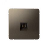 ARTGALLERY розетка компьютерная RJ45, кат. 6A, механизм, мокко GAL000686 Systeme Electric