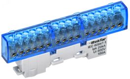 TEKFOR Шина N ноль изолированная на универсальном держателе 6х9-16-С IEK TF-NN10-16-KL-K07 IEK