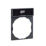 Пластина с маркировкой OFF ZBY2312 Schneider Electric