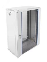 Шкаф телекоммуникационный настенный разборный 18U (600х350) дверь стекло ШРН-Э-18.350 ЦМО