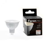 Лампа светодиодная LED 7вт 230в G5.3 теплый с линзой 38 гр. Feron.PRO 38179 FERON