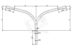 Кронштейн 1.К2-2.0-2.0-/180-Ф6 оцинкованный OE-01487 OPORA ENGINEERING