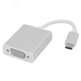 Переходник USB Type C на VGA 15F, белый 1000545404 Greenconnect