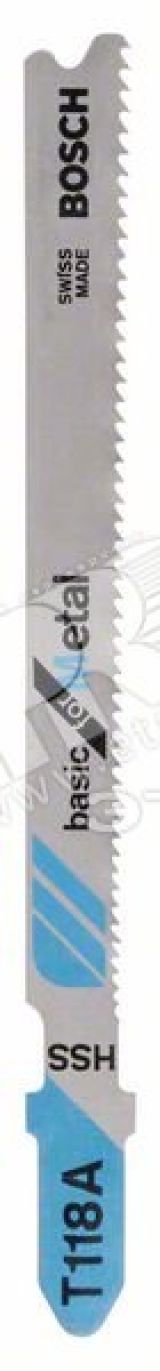 Пилка лобзиковая T 118 А/HSS (3шт) 2608631507 BOSCH