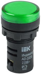 Лампа AD22DS LED матрица 22мм зеленая 24В AC/DC BLS10-ADDS-024-K06 IEK