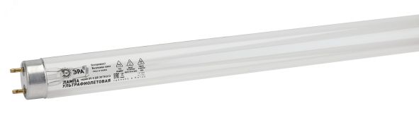 Лампа ультрафиолетовая бактерицидная UV-С ДБ 30 Т8 G13 30 Вт Т8 ЭРА Б0048973 ЭРА