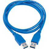 Кабель USB-A 3.0 М на USB-A М , 0.9 м., синий 1000511268 Kramer