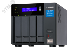 Сетевое хранилище 4 отсека 3,5''/2,5'', Intel Pentium 3,1 ГГц, DDR4 4 ГБ 1000507634 QNAP