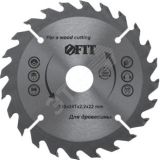 Диск пильный для циркулярных пил по дереву 255 х 30/25.4 х 60T 37760 FIT