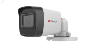 Видеокамера HD-TVI 5Мп уличная цилиндрическая с EXIR-подсветкой до 20м (2.4мм) 300512698 HiWatch
