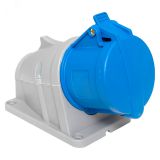 Розетка стационарная наружная 123 2Р+РЕ 32А 220В IP44 EKF PROXIMA ps-123-32-220-PRO EKF