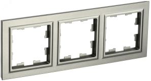 BRITE Рамка 3 поста РУ-3-БрШ шампань BR-M32-K37 IEK