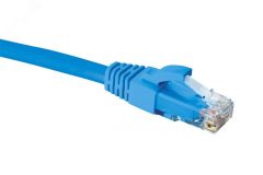 Шнур коммутационный (патч-корд) 6 U/UTP LSZH 10 м синий 21D-U6-10BU Eurolan