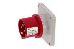 Вилка встраиваемая 16A/400V/3P+E/IP44, фланец 86x86 00-00032416 INPIN