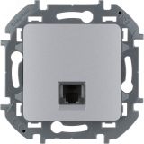 Телефонная розетка RJ11 INSPIRIA алюминий 673822 Daccord/Legrand
