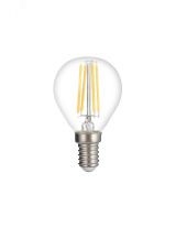 Лампа сетодиодная декоративная LED 6w E14 3000K шар прозрачный филамент 230/50 Jazzway 5020979 JazzWay