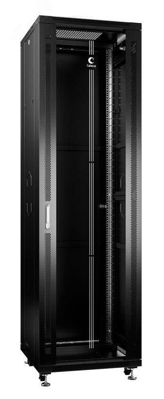 Шкаф монтажный телекоммуникационный 19дюймов напольный для распределительного и серверного оборудования 42U 8576c Cabeus