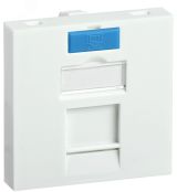 Вставка 45х45мм для 1 модуля Keystone Jack с маркером CS6-12M ITK