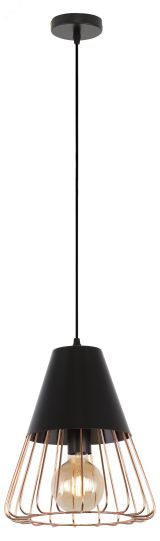 Светильник подвесной (подвес) Kasimira 5050-201 1 х E27 60 Вт лофт - кантри Б0047529 Rivoli