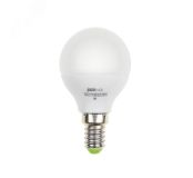 Лампа светодиодная LED 5Вт E14 400Лм теплый матовая шар 230V/50Hz ECO 1036896A JazzWay