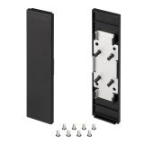Заглушка SL-LINE-25100-DUAL BLACK глухая (пластик) 033038 Arlight