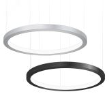 Светильник светодиодный CSVT RING-IN 92 1200х50 CRI90 4000 opal-sand IP40/IP20 светло-серый кольцо подвесной ЦБ-00005426 Центрстройсвет