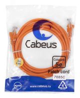 Патч-корд U/UTP, категория 5е, 2xRJ45/8p8c, неэкранированный, оранжевый, PVC, 3м 7685c Cabeus