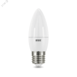 Лампа светодиодная LED 12 Вт 950 лм 3000К AC180-240В E27 свеча теплая  Elementary Gauss 30212 GAUSS