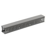 Кабель канал KK-25-25-PERF перфорированный 25х25 серый Б0050771 ЭРА