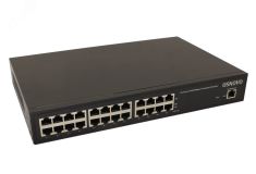 Инжектор PoE 12хRJ45 10/100/1000 Мб/с, 802.3af/at, до 30 Вт, AC 220В, DC 48В 00011493 OSNOVO