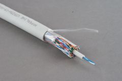 Витая пара неэкранированная U/UTP категория 5 одножильная 25 пар(4 пары (24 AWG)х6+1 пара (24 AWG)) внешний PE черный 36309 Hyperline