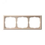 ARTGALLERY рамка 3-постовая, универсальная, песочный GAL001203 Systeme Electric