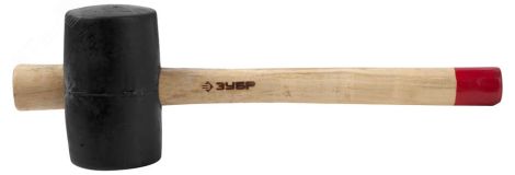 Киянка черная резиновая 340 г 2050-55_z01 ЗУБР