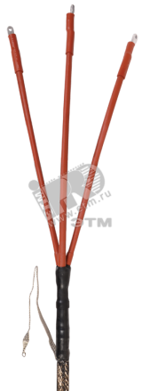 Муфта КВтп-10 3х150/240 с наконечником бумажная изоляция UZM-BIK10-VN3-150240SZ IEK