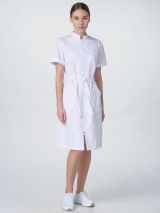Халат женский Сансара-005 (тк.Смесовая,160) MedLine, белый,40-42,170-176 87480646002 Факел