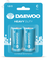 Элемент питания LR14 DAEWOO солевая Heavy Duty блистер, 2 шт. 4895205029422 JazzWay