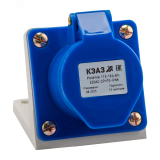 Розетка 123-32А-6h-220AC-2P+PE-IP44 222747 КЭАЗ