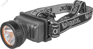 Фонарь светодиодный NPT-H10-ACCU 2Вт LED аккумуляторный налобный пластик 20120 Navigator Group